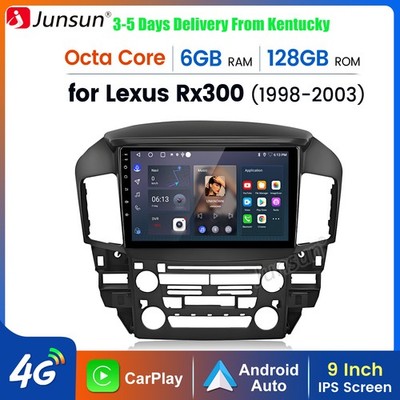 For 1998-2003 Lexus Rx300 Car Stereo Radio GPS Nav WIFI 6+128G CarPlay Android15