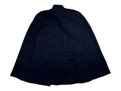 Vintage 40s 50s Bruck's Nurses Apparel Wool Uniform Cape Black Red