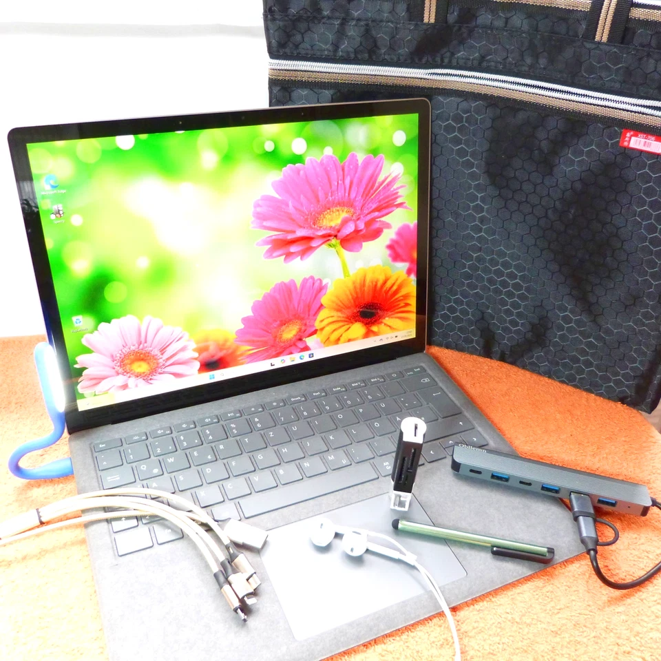 XXL SET Microsoft Surface Laptop 3 15 Zoll 2K TOUCH Windows 11 Core i5 10GEN