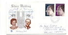 1972 ROYAL SILVER WEDDING - BATH CDS STUART FDC FROM COLLECTION L12