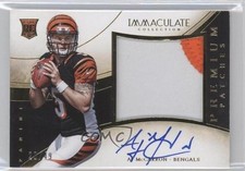 2014 Panini Immaculate Premium Rookie 20/49 AJ McCarron #PR-AJ Patch Auto 3c4