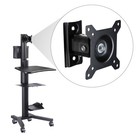 YesSources VESA Mount for Computer Cart Monitor Adjustable Fits 10"-32" Screen — photo 2