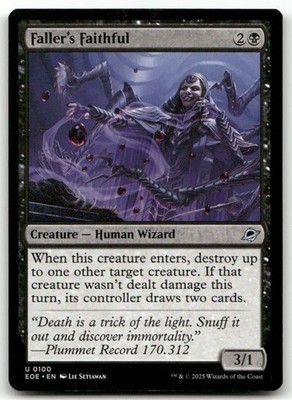 Faller's Faithful #100 (NM) Edge of Eternities EOE Magic MTG