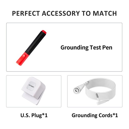 Grounding Mat for Bed, Carbon Fibre + PU Leather Grounding Mattress Pad with ... - Picture 6 of 9