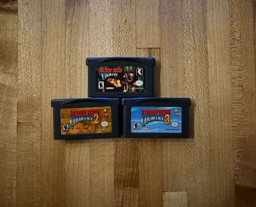 Donkey Kong Country 1 , 2 , & 3 Bundle GBA/GBASP/DS/DSlite (US Version)