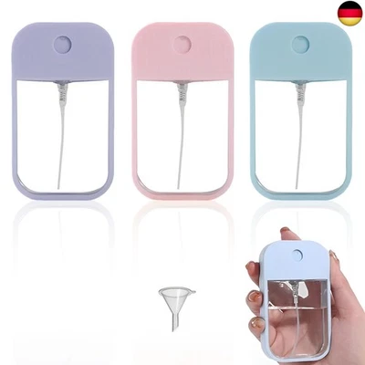 SULIUDAJI 3 Stück 45ml Sprühflaschen Kleine Wiederverwendbar Mini Feinnebel S