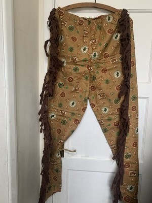 Indianer Stil Hose Fransen Seiten Cranston Südwesten Indianer? Print M