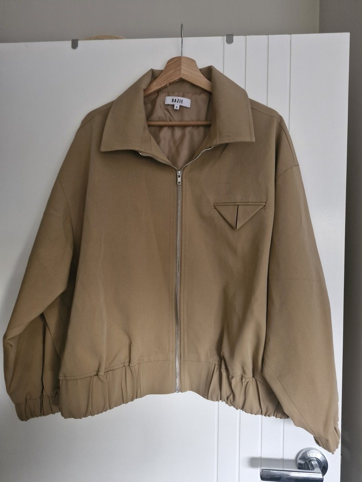 Dazie Tan Bomber Jacket Size 16