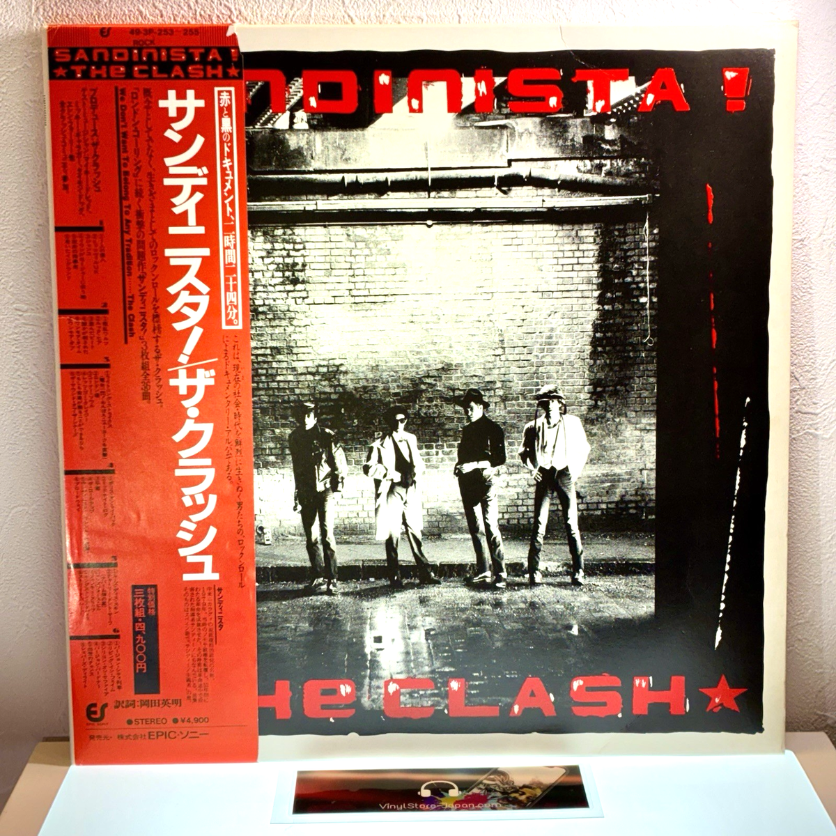 帯付き・3枚組 ザ・クラッシュサンディニスタ！LP（49・3P-253〜255） The Clash ‎– Sandinista!/3LP 1981 Epic ‎49•3P-253~255 w/OBI Japan