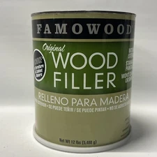 FamoWood 36021108 Original Wood Filler PINE 12lbs! 192oz Interior / Exterior NEW