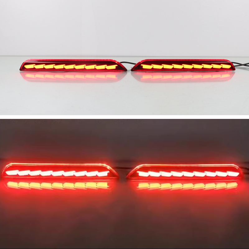 Rear Bumper LED Brake Light Decoration Lamp For Hyundai Accent 2018-2019 – Red