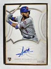 2018 Topps Definitive AMED ROSARIO Framed Rookie Auto /30 Mets - YANKEES