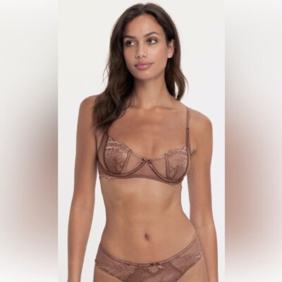 [85I/38I] Change Lingerie The Rose  Full Shaper Bra In Chocolate Mousse