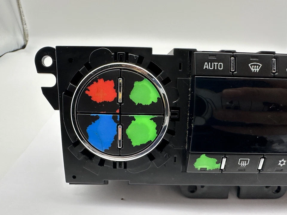 OEM 07-12 Buick Enclave Acadia aquecedor CA temperatura temperatura interruptor de clima controle - Imagem 3 de 4