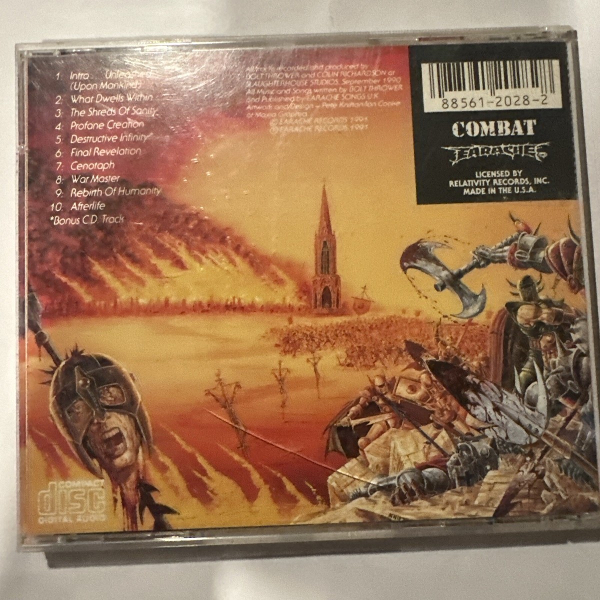 洋楽 BOLT THROWER WARMASTER MOSH29 洋楽 BOLT THROWER WARMASTER MOSH29 BOLT THROWER WARMASTER MOSH29