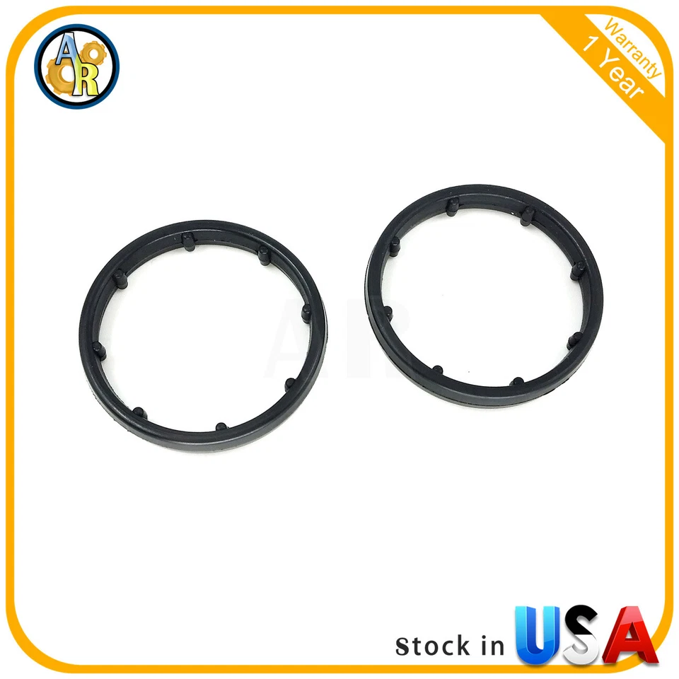 2 Seals Oil Cooler O-Ring Gasket For 1999-2013 Volvo C30 C70 S40 S60 S70 S80 Foto 2 de 3