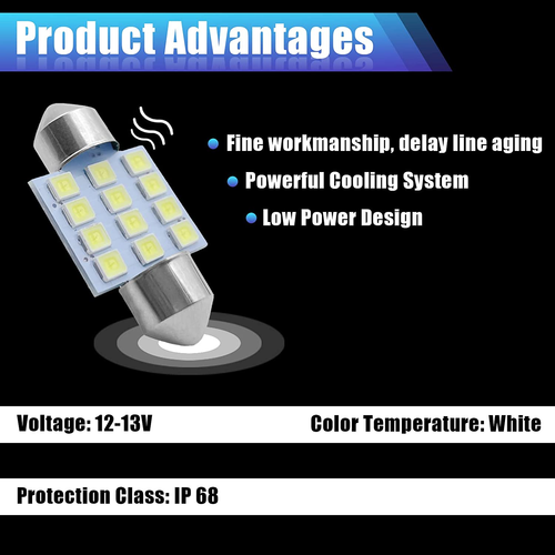 Car Led Bulb, Led Combination Set of 24 Sets, Used for Car Interior/Indoor Map D - Picture 3 of 12