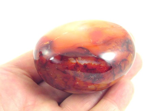 BUTW carnelian agate tumbled pocket worry gemstone healing stone 1100P - Bild 2 von 2