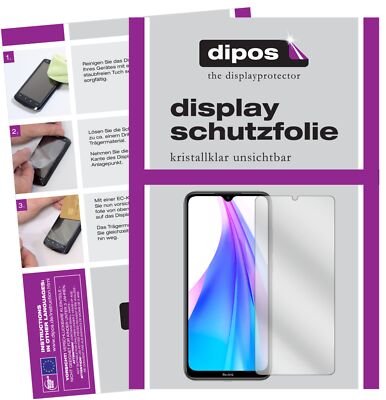 6x Schutzfolie für Xiaomi Redmi Note 8T klar Displayschutzfolie Display Schutz