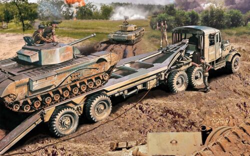Airfix Scammel Tank Transporter Model - Picture 1 of 1