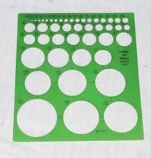 C-Thru Ruler Template T-831 Large and Small Circles