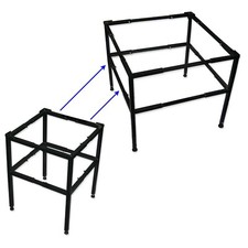 ADJUSTABLE MULTI-FIT DISH-WASHER GLASS-WASHER ICE-MACHINE STAND FLAT PACKED