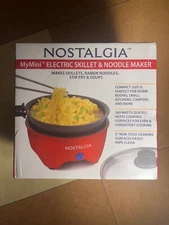 Nostalgia MyMini Electric Skillet and Noodle Maker