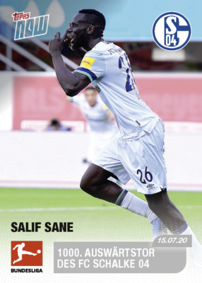 Topps NOW Bundesliga 2019-20 - Card 200 - Salif Sané - FC Schalke 04