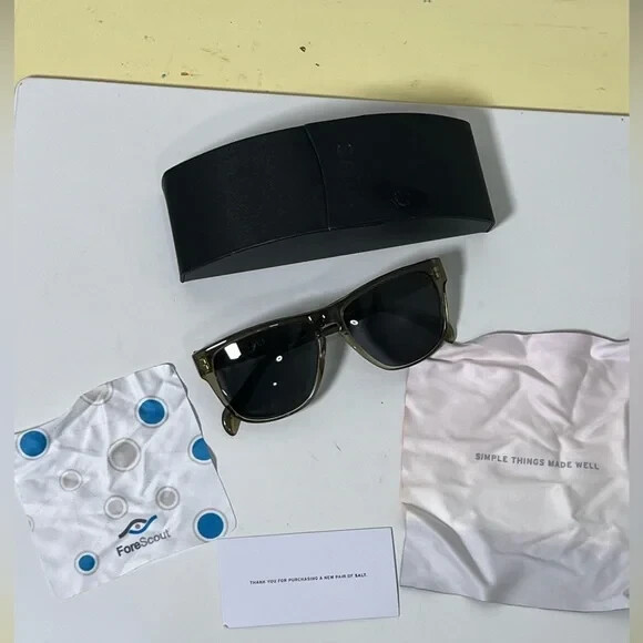 New SALT Tea Ray Transparent $500 Sunglasses Polarized Made 