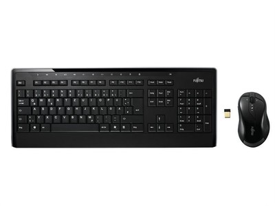 Fujitsu 38037904 WIRELESS KB MOUSE SET LX901 PT LX901, Full-size
