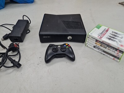 Xbox 360 Slim 320gb Full Set Up inkl. Spiele und Controller