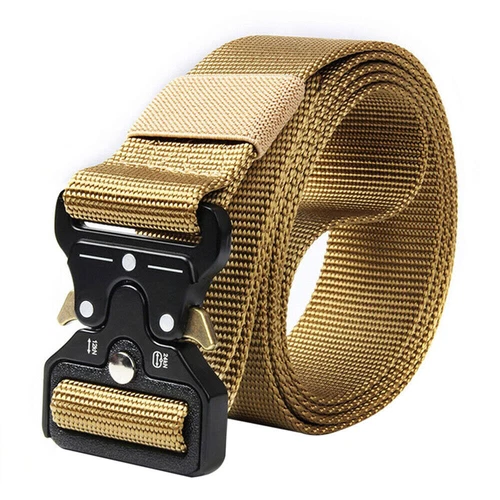 Taktischer Gürtel Herren Tactical Belt Nylon Metallschnall Armee Militär 125 cm - Picture 12 of 15