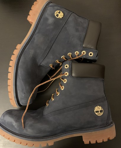 Timberland TB010073 6 inch Boot for Men, Size 12 - Navy Blue | eBay