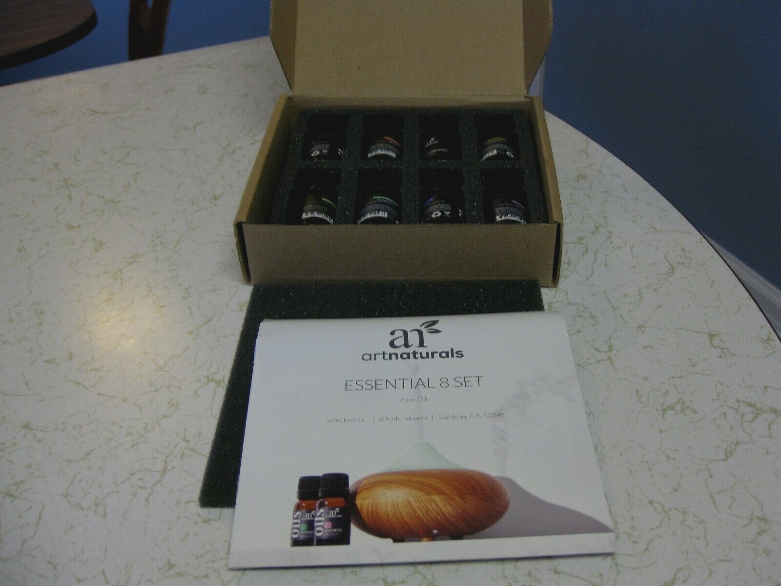 8 Essential Oils Set Pure & Natural .33 Fl Oz Bottles-a
