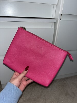 pink bag Small Clutch Or Makeup Bag Used Once UK