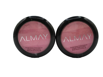 Lot/2 Almay Powder Blush ~ 10 Pink /Rose ~ 00.3 oz / 8.5 g x 2 / Sealed