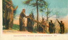 65 LOURDES le calvaire station VII