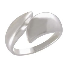 Silken Wrap Silver Ring. 92.5 Sterling Silver - Model 111-130