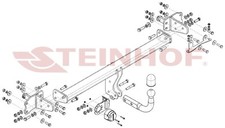 Anh&auml;ngerkupplung passend f&uuml;r MERCEDES W 205 03/2014-12/2020 starr