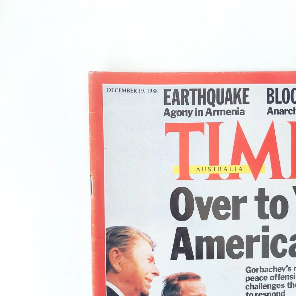 Time Magazine Australia | December 19 1988 | Issue 51 | Soviet Peace Issue  - Image 3 of 4