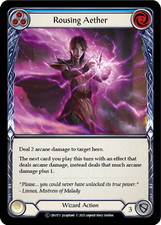 Flesh and Blood TCG Rousing Aether (Blue) [U-CRU173] (Crucible of War Unlimited)