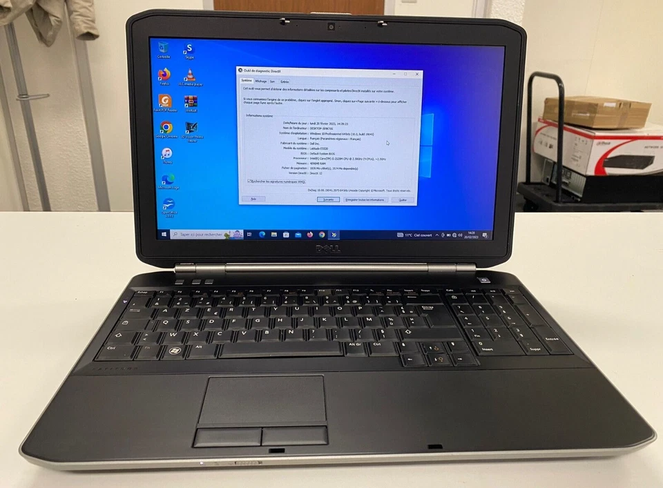 Pc Portable Dell Latitude E5520 I5 2 gén avec 4 Gb am 250 go Hdd En bon état - Bild 3 von 4