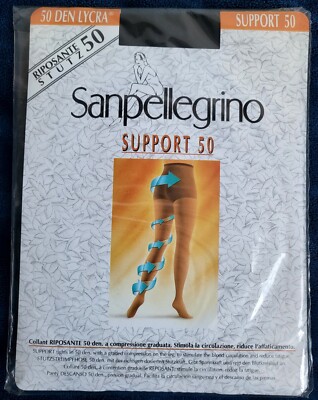 Stützstrumpfhose Sanpellegrino Support 50 DEN, Gr.III (L), schwarz, OVP
