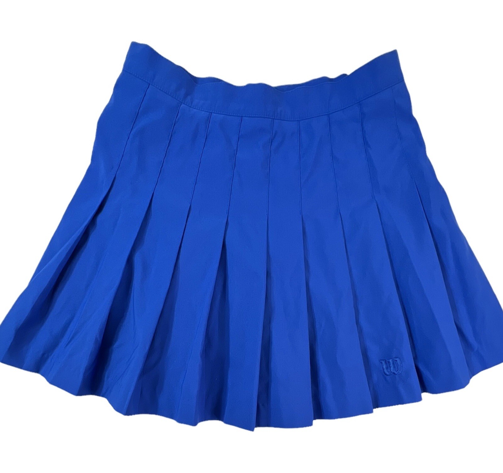 Wilson Tennis Skirt Royal Blue Pleated Skater Size 8 … Gem