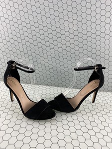 aldo black open toe heels