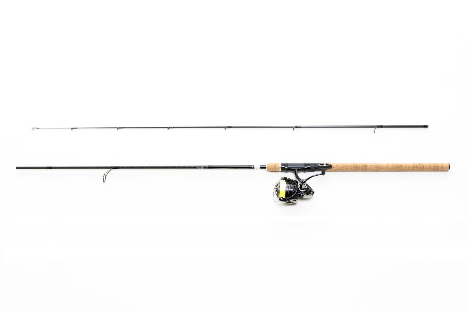 Daiwa Combo Ninja Braiding-X 2,44m 10-40g Spinncombo Rute Rolle Schnur Angelset