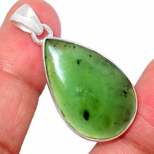 81stgeneration Collana Pendente Giada Nefrite Pietra Verde Koru 363335086590