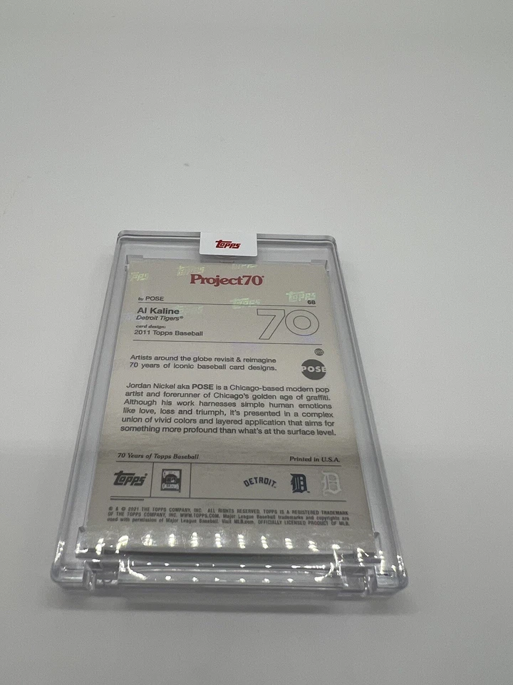 2021 Topps Project 70 - POSE 2011 Topps Baseball #68 Al Kaline - Image 2 of 4