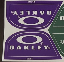Oakley Prizm Gridiron Football Helmet Visor Eye Shield Stickers Tab Decals VR-2