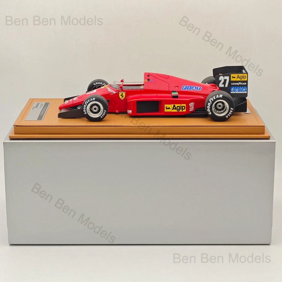 Tecnomodel 1/18 Ferrari F1 86 #27 2nd AUSTRIAN GP 1986 MICHELE ALBORETO Red - Image 2 of 4